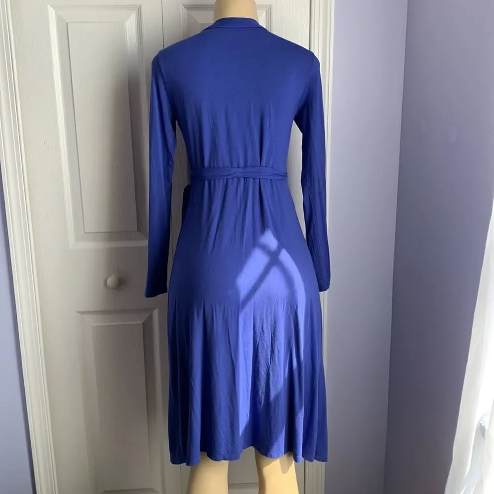 Gap Maternity Adjustable Wrap MIDI Dress XS